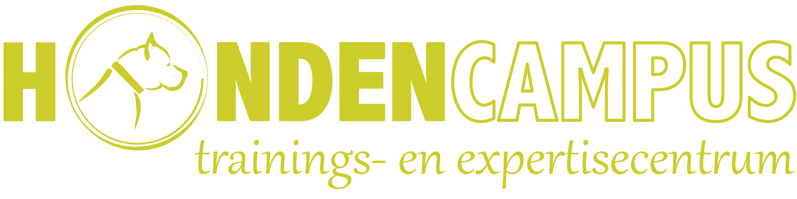 HondenCampus in groene letters